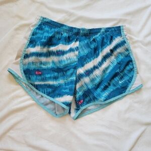 Nike Dri-Fit radio tie dye running shorts with liner Youth L